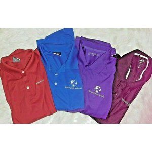 Nike 4 shirts Adidas XLARGE Golf Shirts MEN'S with Insurance Logos